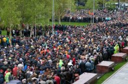 В Москве почтили память погибших в Одессе