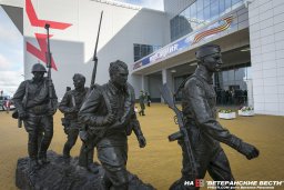 Установлен памятник героям фильма про ВОВ
