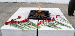 Знамя Победы привезли в Козельск