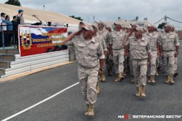 В Хмеймиме прошёл Парад в честь Дня России
