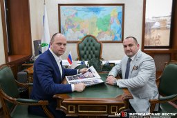 В.Калинин встретился с А.Цветковым