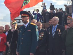 Финиш пробега "Звезда нашей Великой Победы"