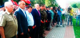 В Твери открыли памятник В.Ф.Маргелову