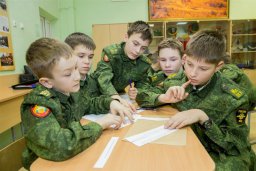 Ветераны - кадетскому медиацентру Росгвардии