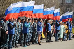 Знамя Победы привезли в Череповец