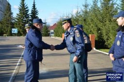 Лучших пожарных определили по конкурсу