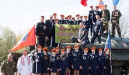 В Белгороде встретили автопробег Героев