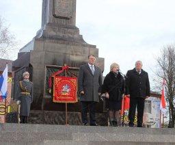 В Волоколамске открыта стела памяти