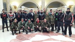 «Ночные волки» поддержали Звезду Победы