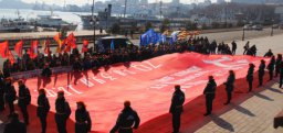 Автопробег стартовал с Ворошиловской батареи